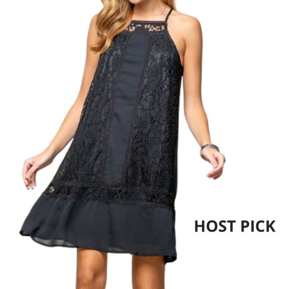 Dresses & Skirts - Dress LACE HIGH NECK - Small